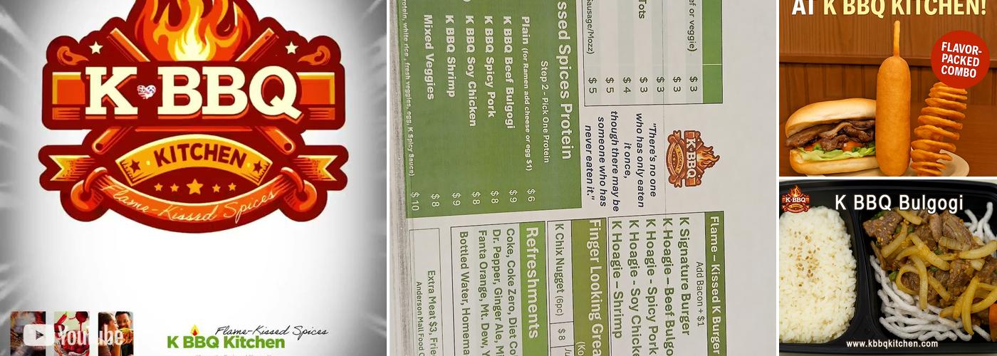 K BBQ Kitchen Menu