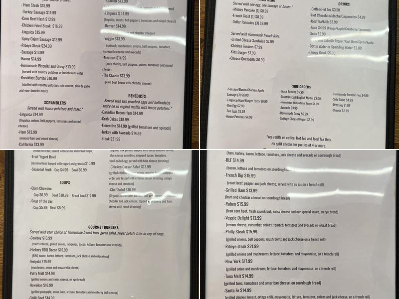 Heidy’s Coffee Menu