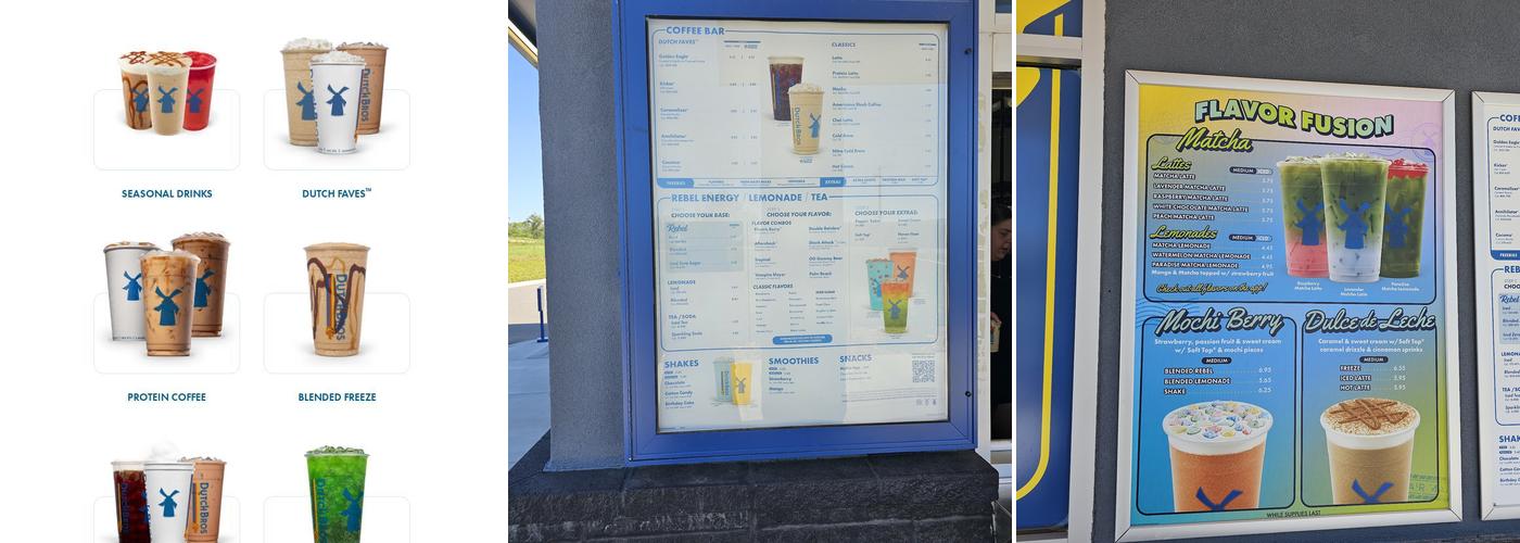 Dutch Bros Coffee Menu