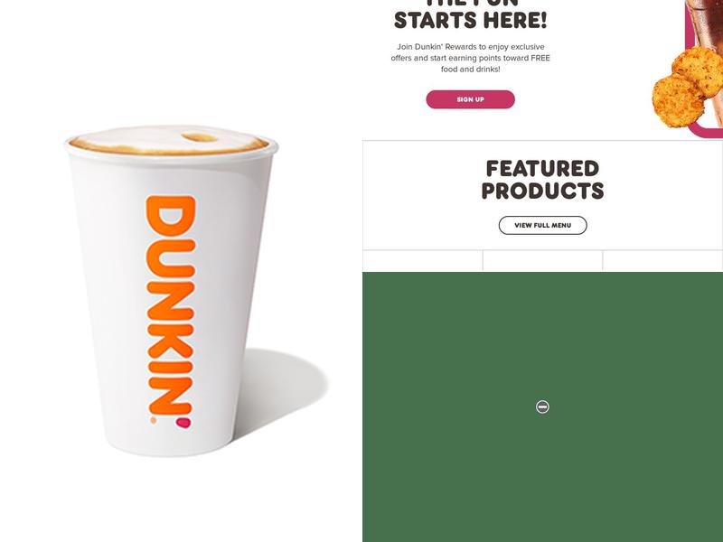 Dunkin' Menu