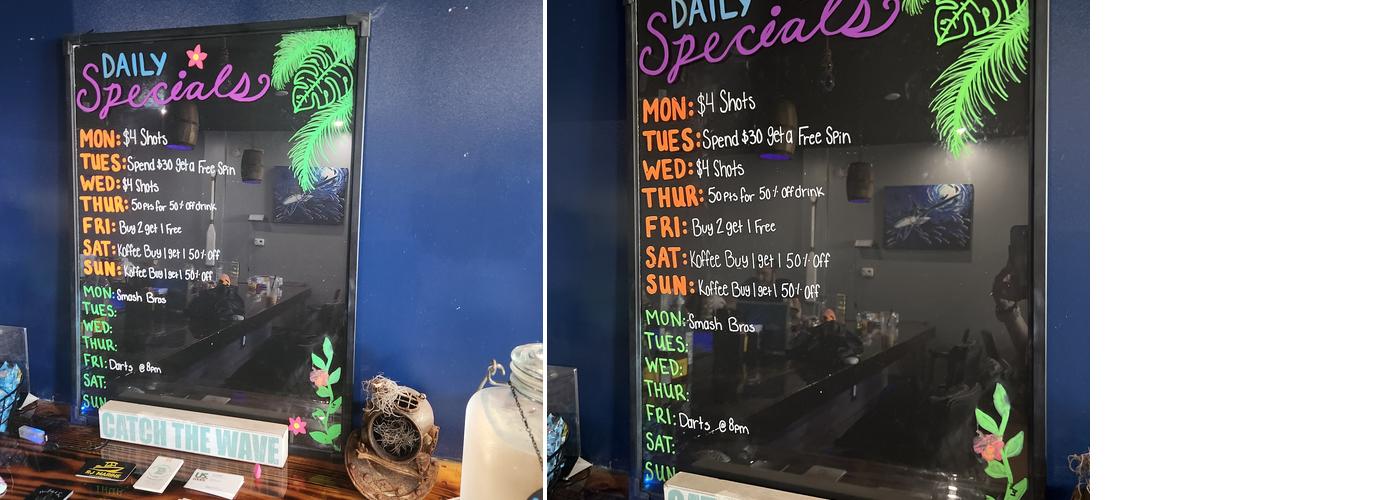 Island Vibes Kava Bar Menu