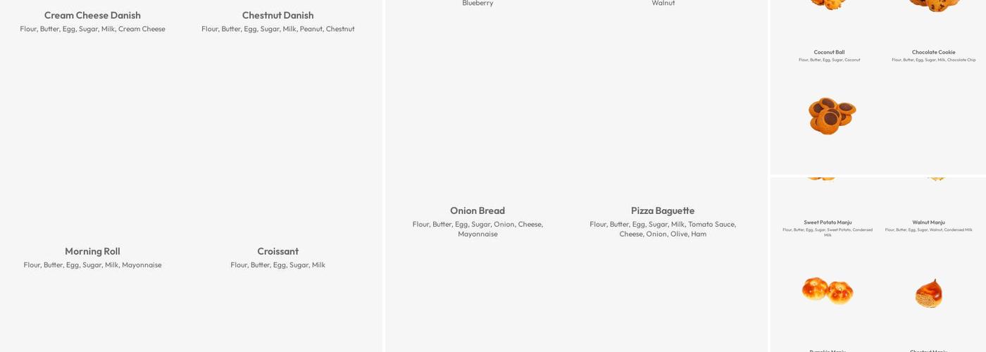 White Windmill Bakery & Cafe - Buckhead Menu