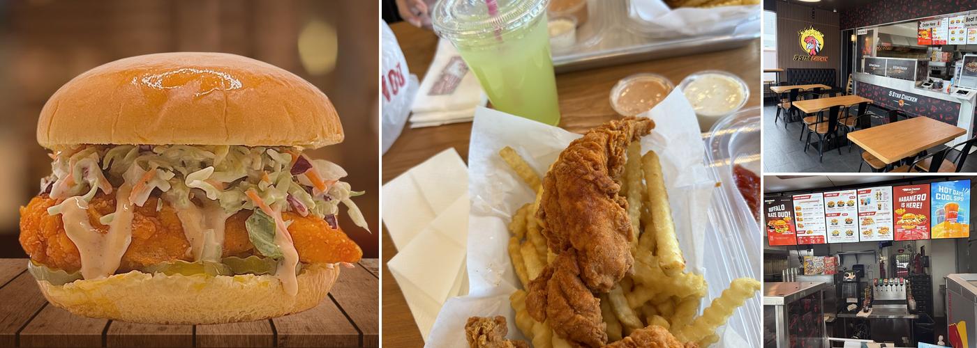Five Star Chicken Menu