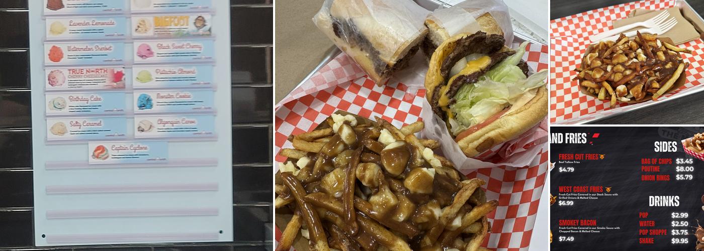 The Mad Stacker Menu