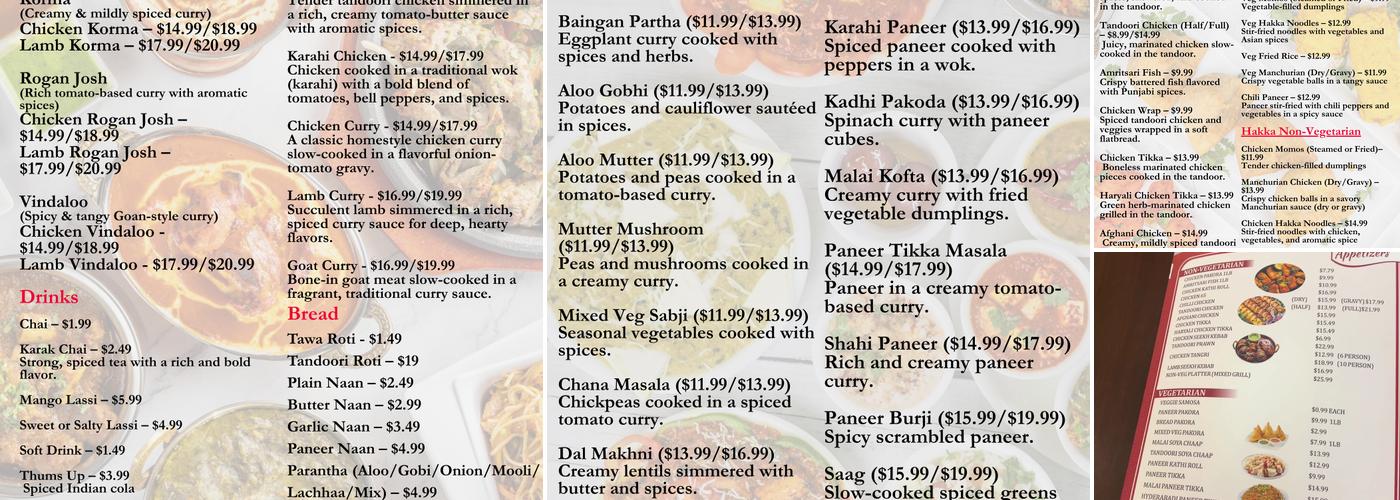 Town Sweets and Grill Menu