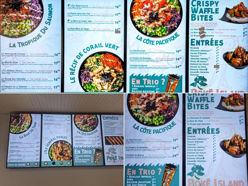 Poke Island (St-Viateur) Menu