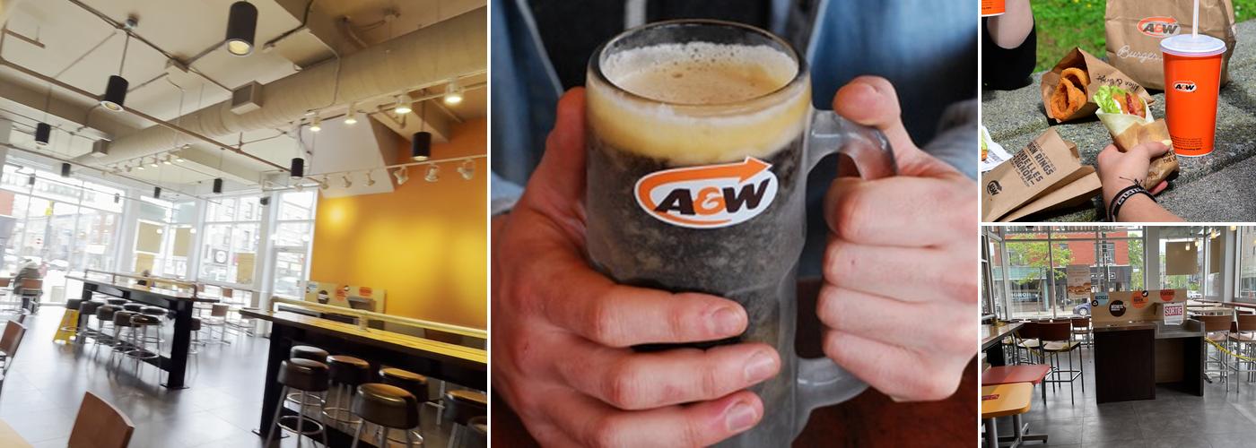 A&W Canada Menu