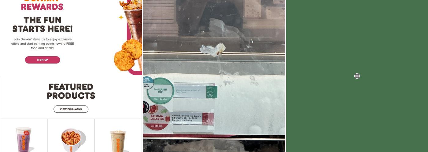 Dunkin' Menu