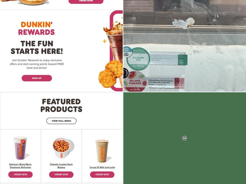 Dunkin' Menu