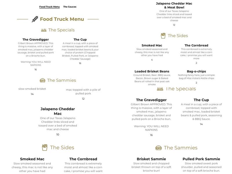 High Kaliber BBQ & Catering Menu