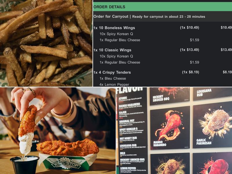 Wingstop Menu