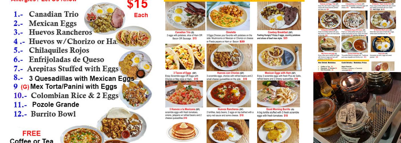 Fiesta & Tequila Menu