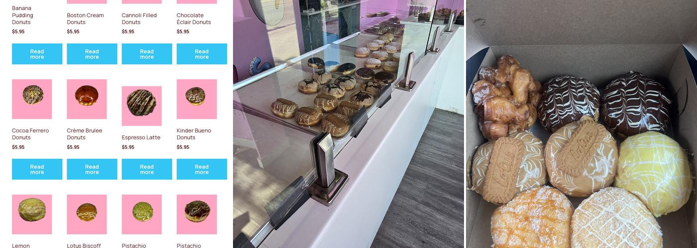 Fab’s Donuts Menu