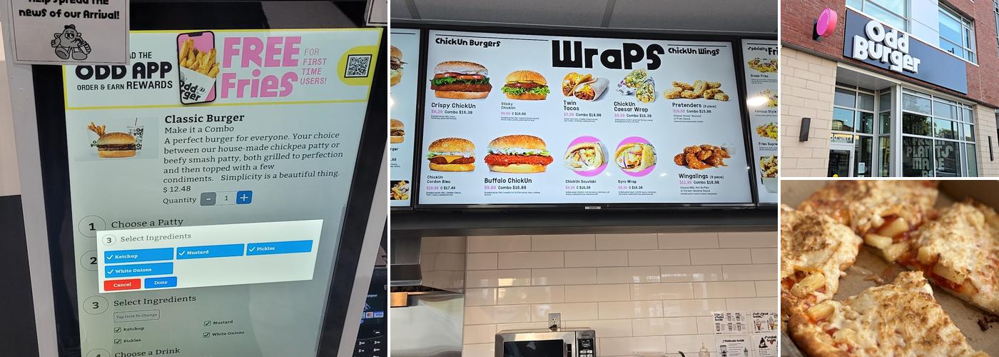 Odd Burger Menu