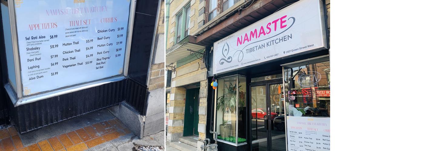 Namaste Tibetan Kitchen Menu