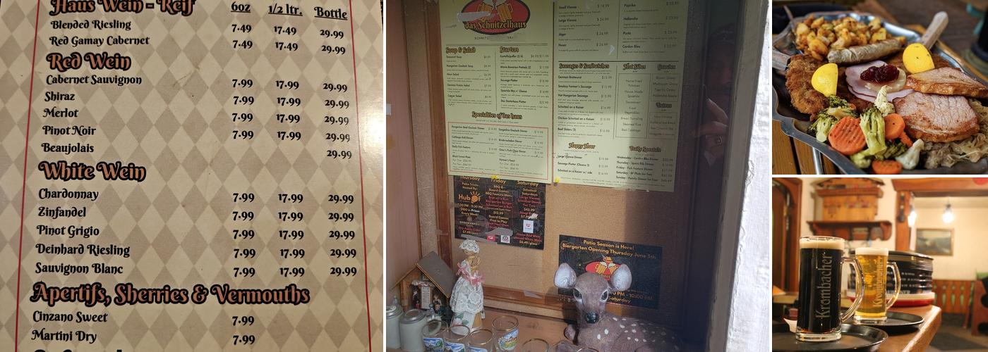 Das Schnitzelhaus Menu