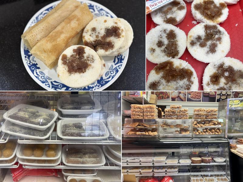 Pitha ghor and sweets