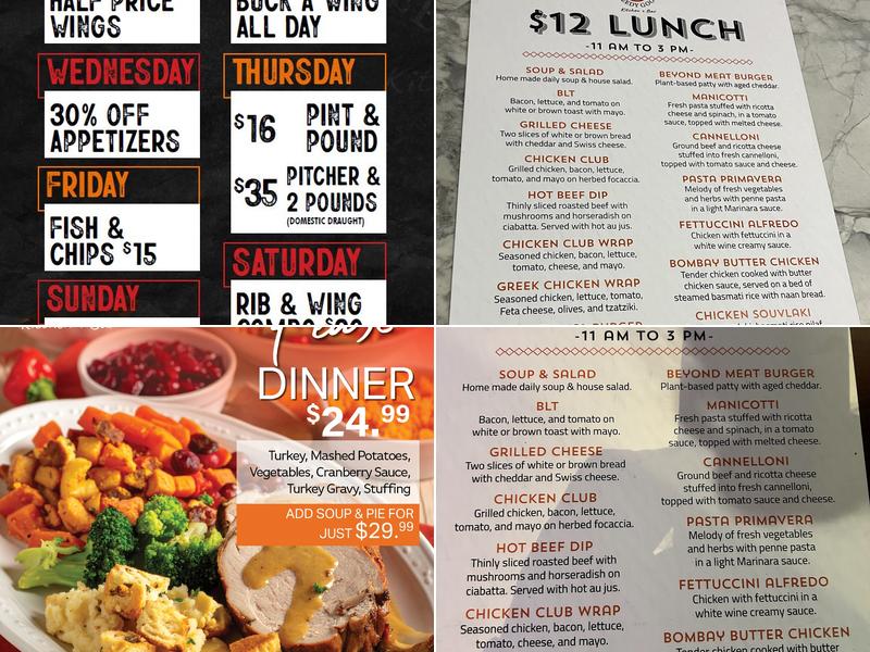 Greedy Goose Kitchen + Bar Menu