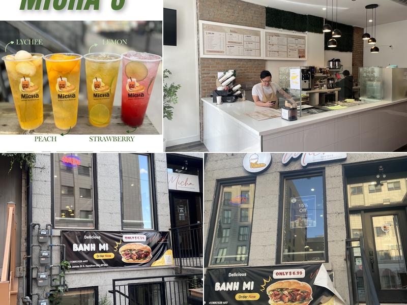Micha Banh Mi and Bubble Tea 158 James St S, Hamilton