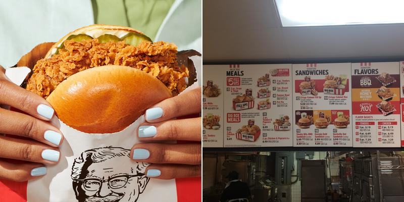 KFC Menu