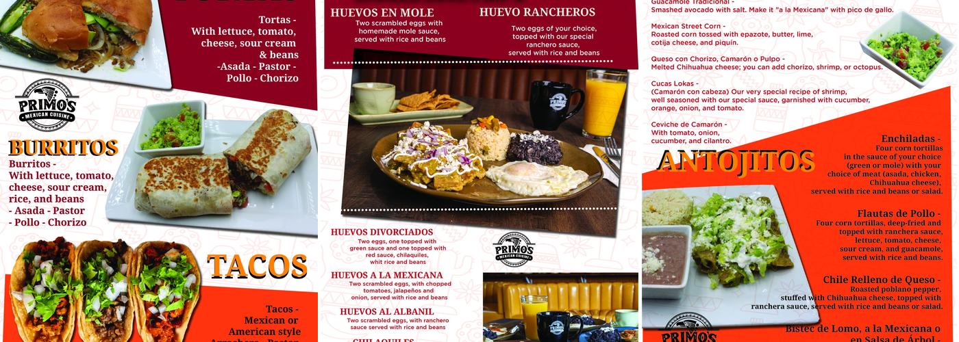 Maris Cantina & Grill Menu