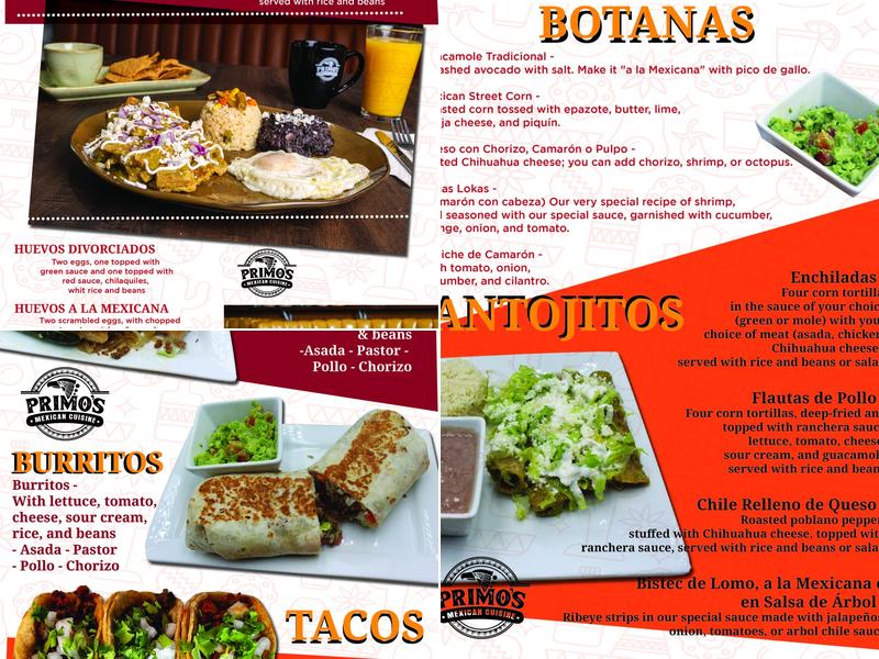Maris Cantina & Grill Menu