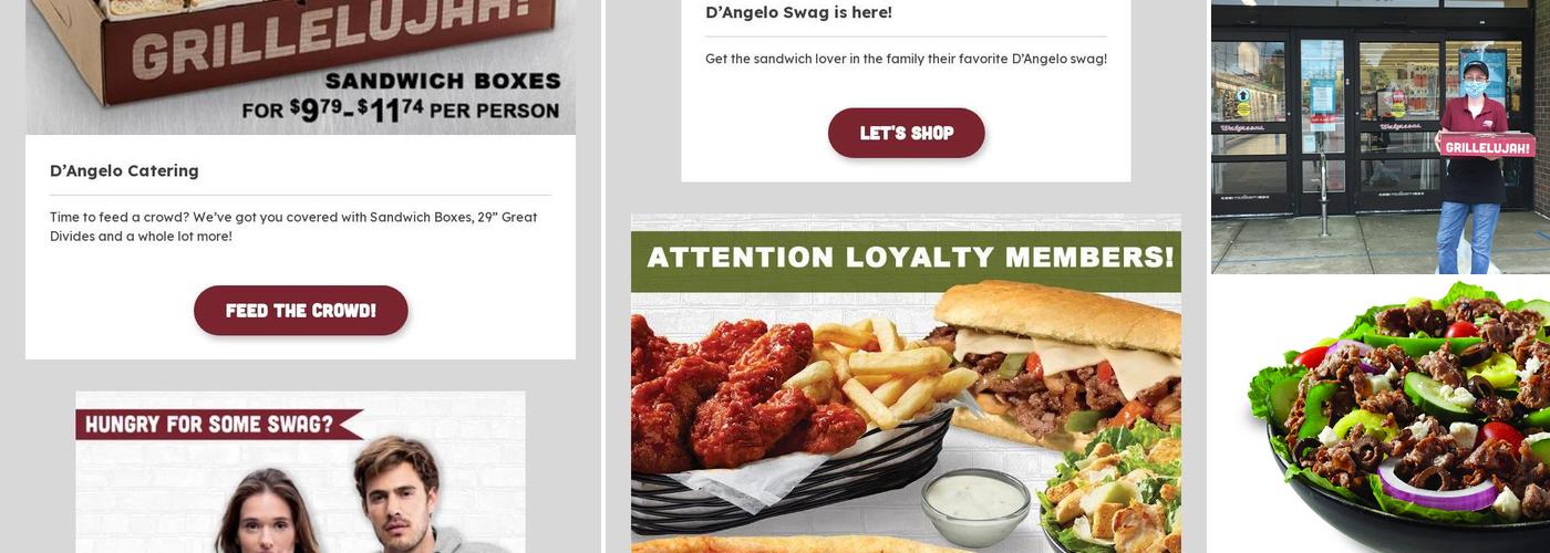 D'Angelo Grilled Sandwiches