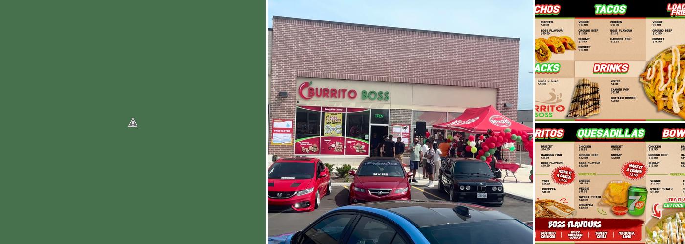 Burrito Boss Menu