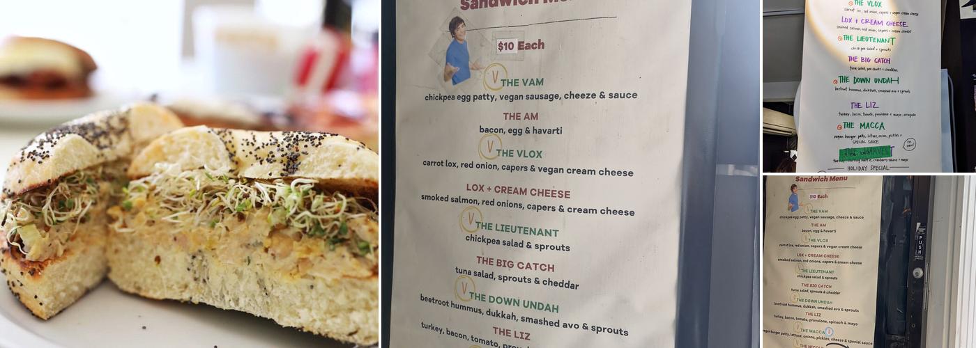 AM Bagel Menu