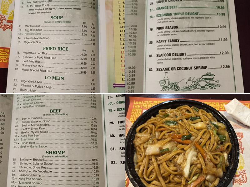 PANDA BUFFET Menu
