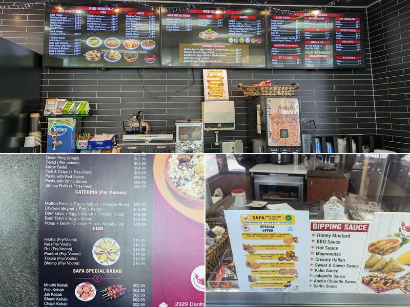 Safa Fried Chicken & Cafe Menu