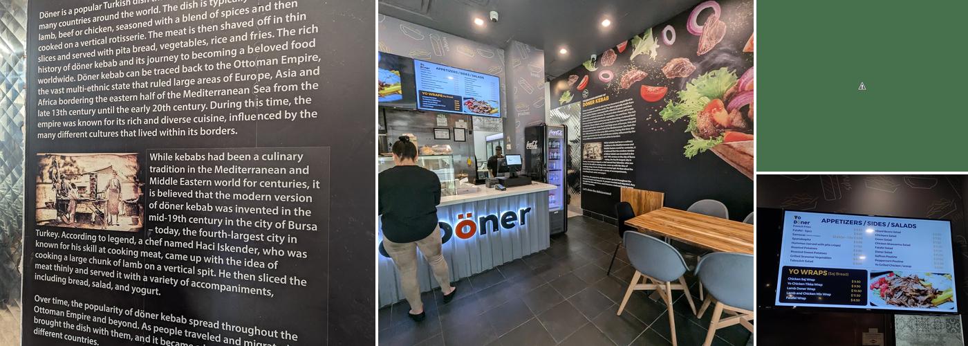 YO DONER Menu