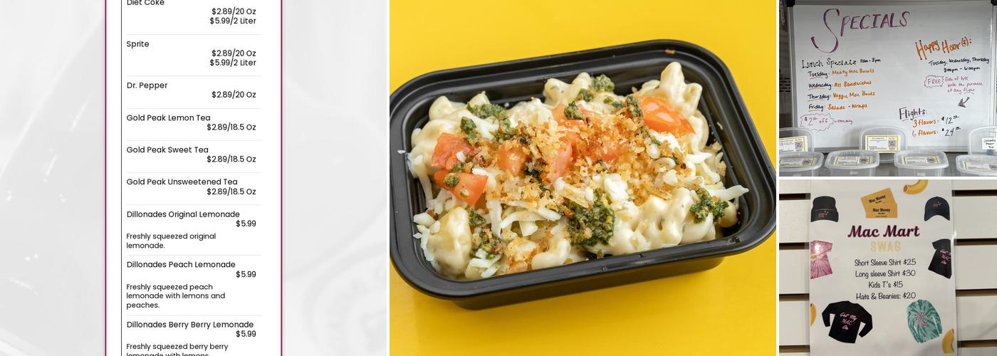 Mac Mart Ardmore Menu