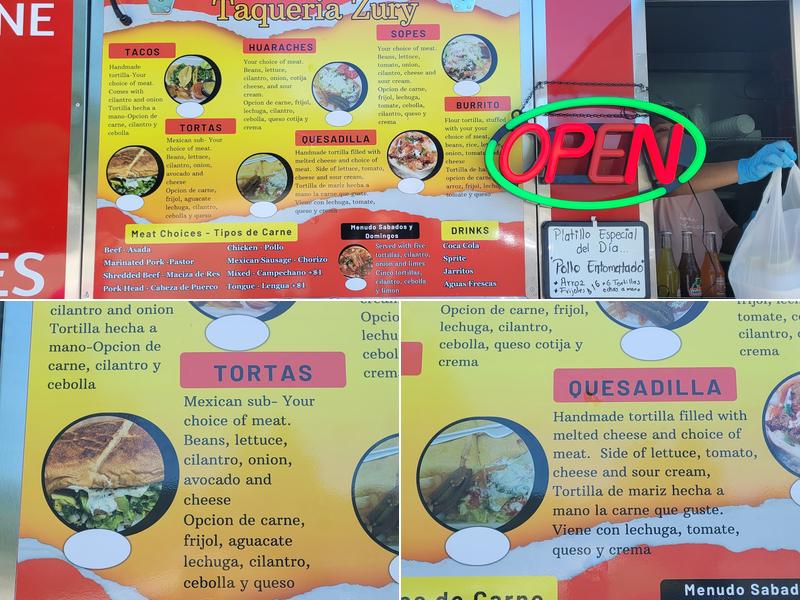 Taqueria Zuri Menu