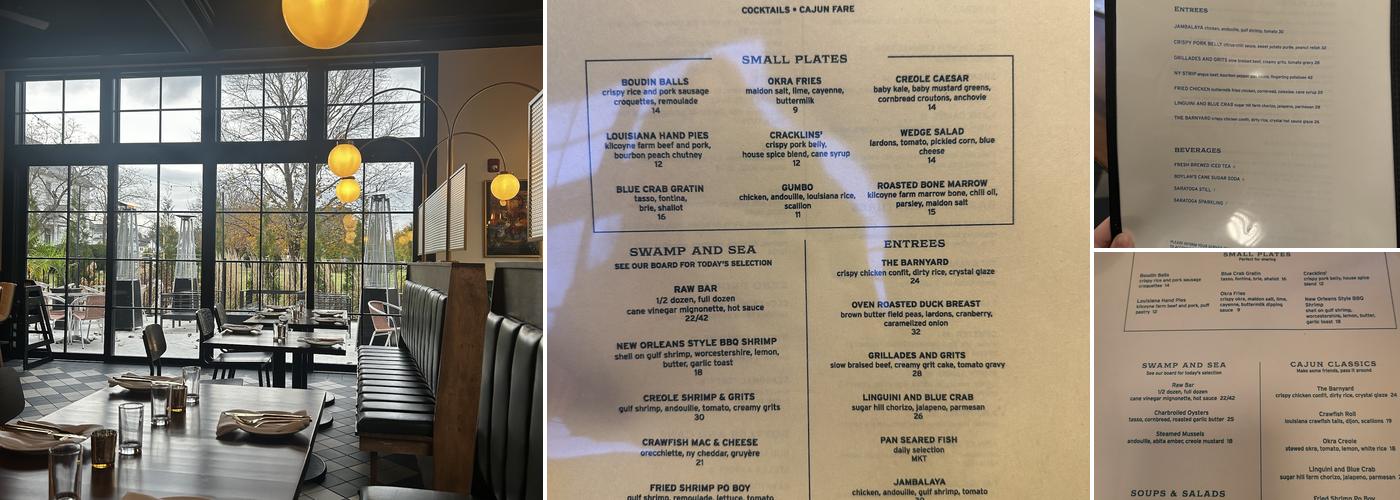 Barbue Menu