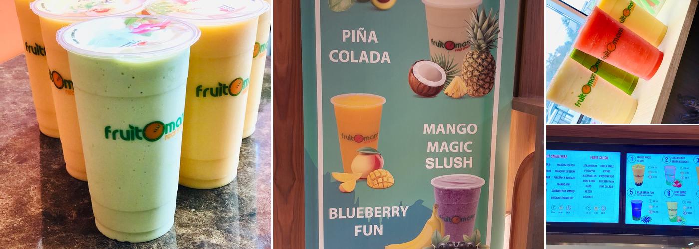 Fruitmann bubble tea Menu