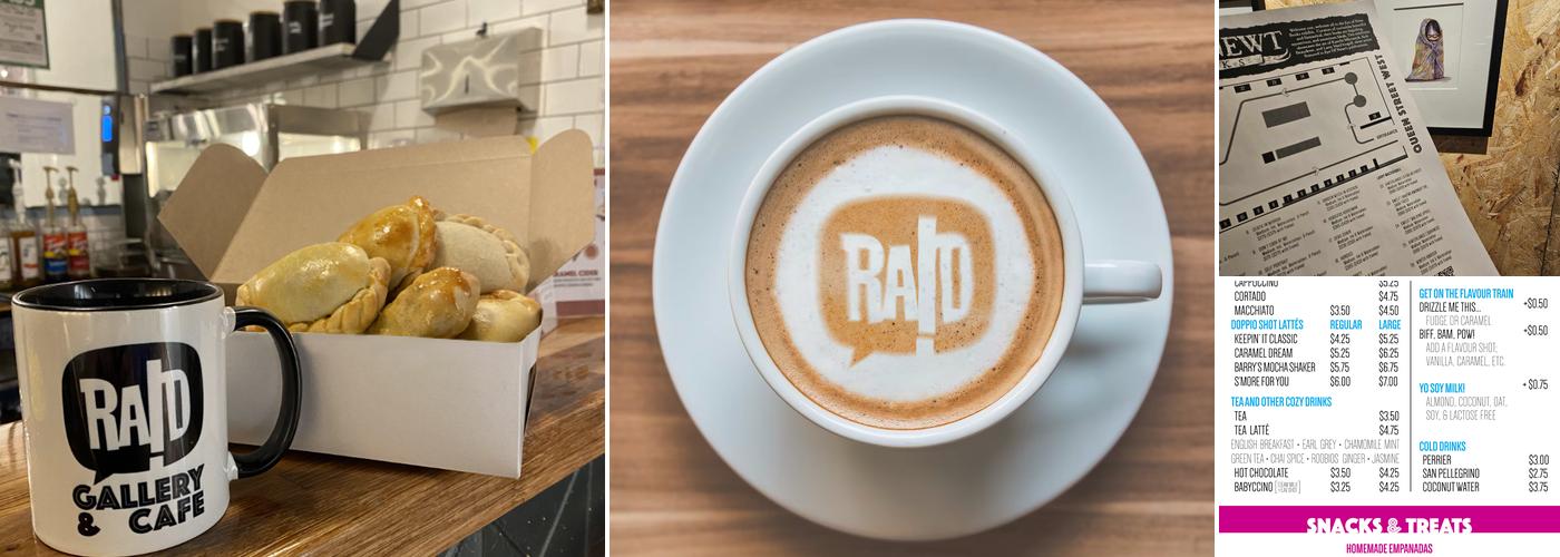 RAID Gallery & Cafe Menu