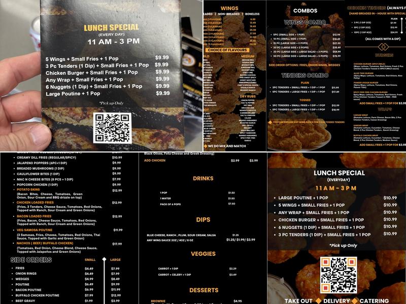 Wing Boyz Menu