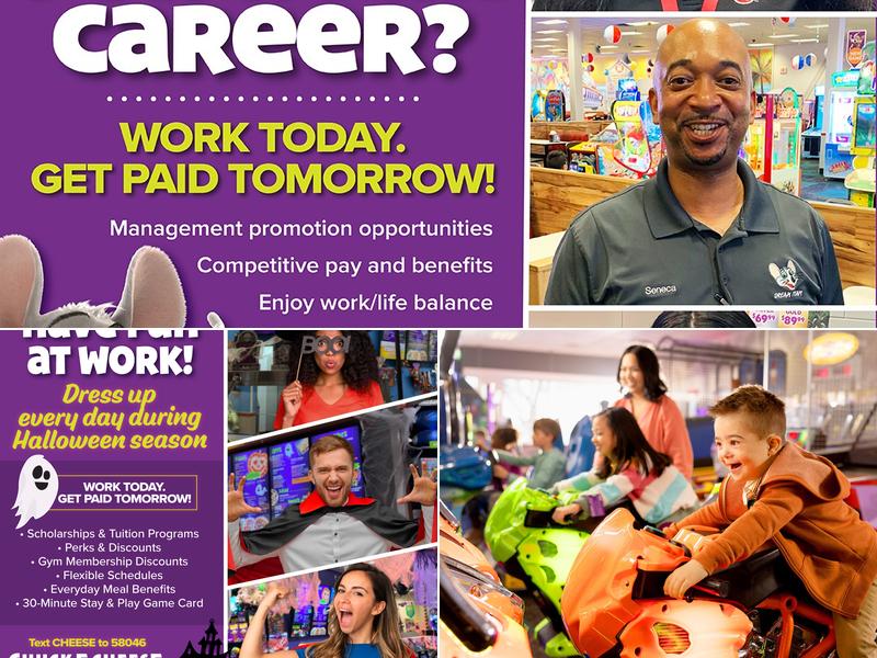 Chuck E. Cheese Menu