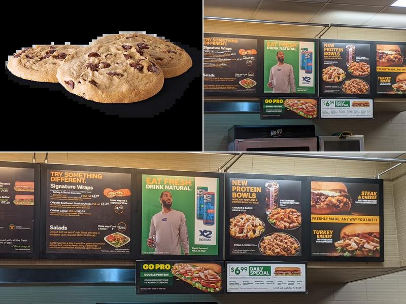 Subway Menu