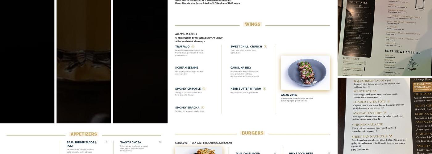 Night Owl Kitchen + Bar Menu