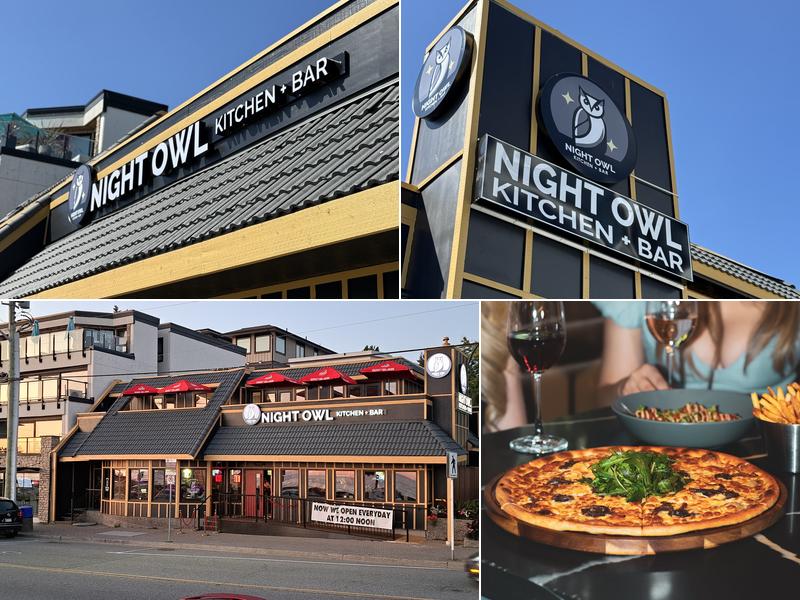 Night Owl Kitchen + Bar 15595 Marine Dr, White Rock