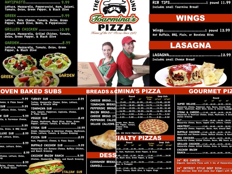 Toarmina's Pizza Madison Heights Menu