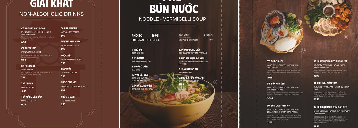 CHÉN - CHEN Vietnamese Restaurant Menu