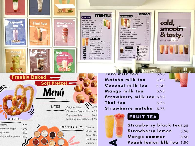 Bestea - boba & froyo Menu
