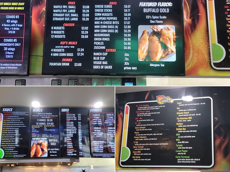 CD's Wings - Freedom Street Menu
