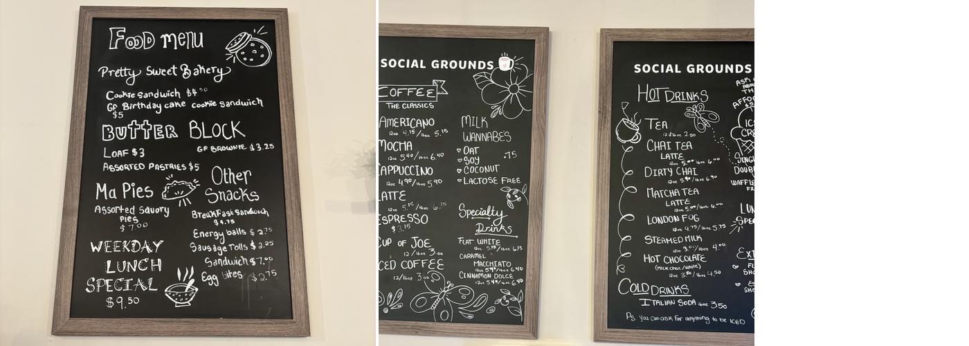 Social Grounds (Calgary) Menu