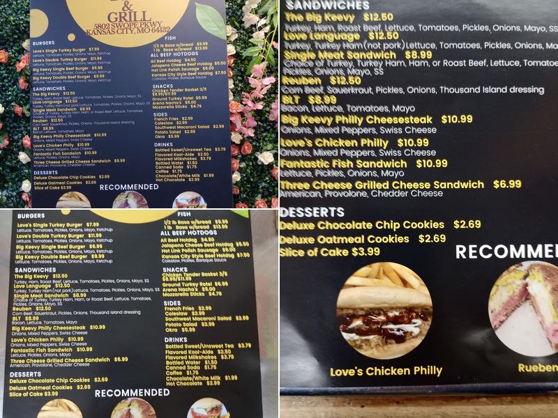 MK Deli and Grill Menu
