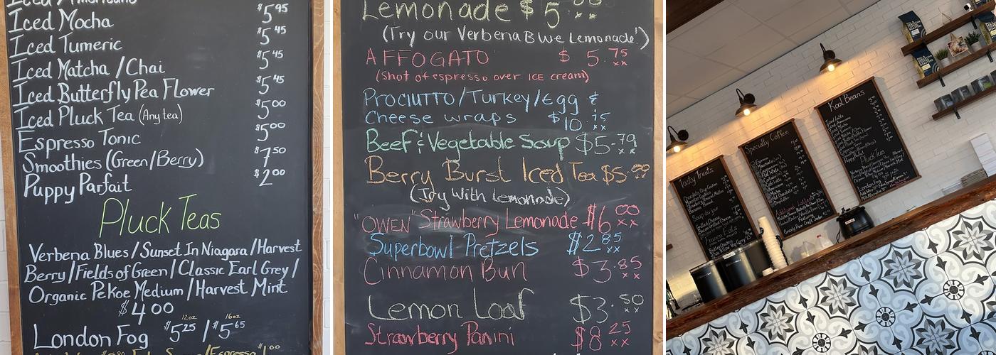 Crystie's Coffee House and Bistro Inc. Menu