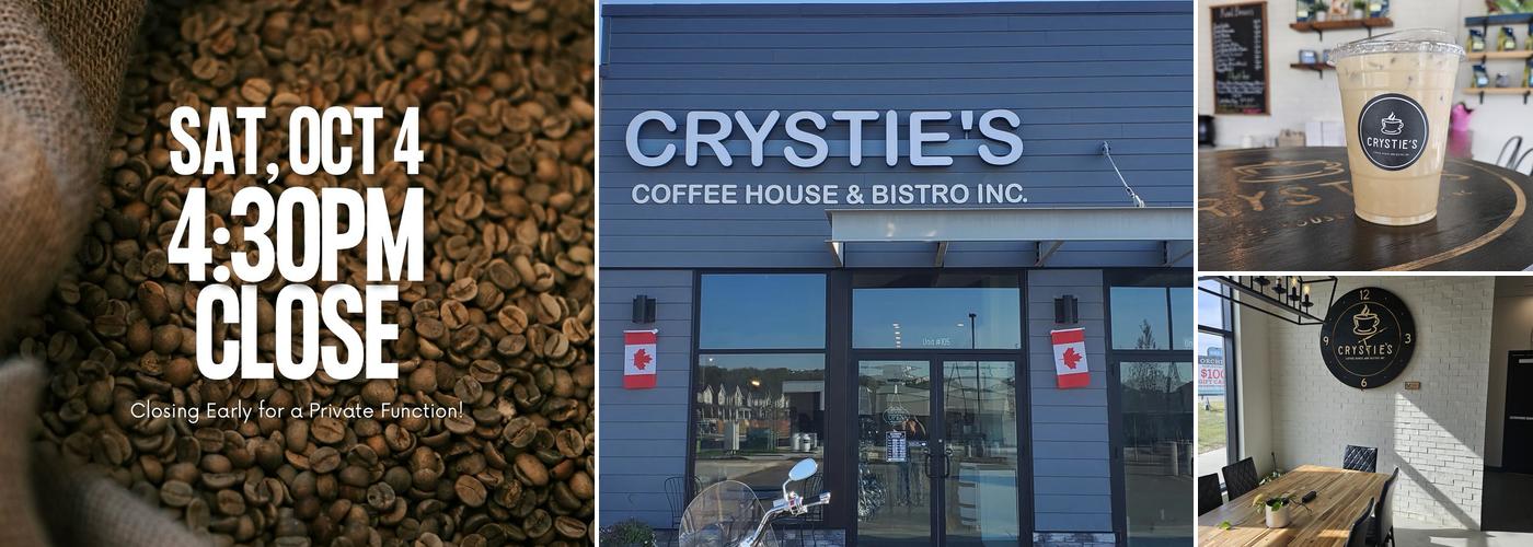 Crystie's Coffee House and Bistro Inc.